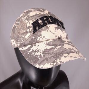 Army Digtal Camo Men's Adjustable Hat Cap Embroidered Military Logo